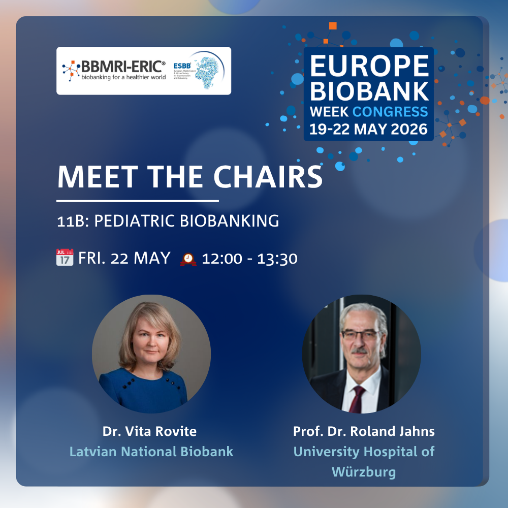#EBW26 Previews: 11B: Pediatric biobanking