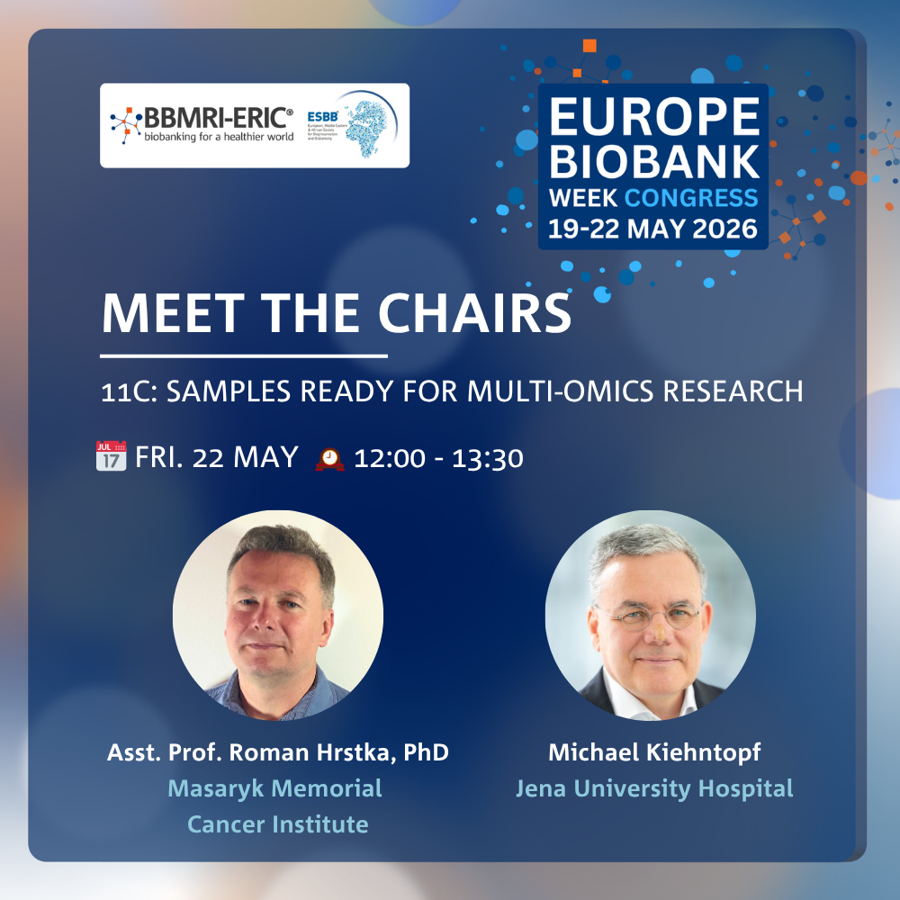 #EBW26 Previews: 11C: Samples ready for multi-omics research 